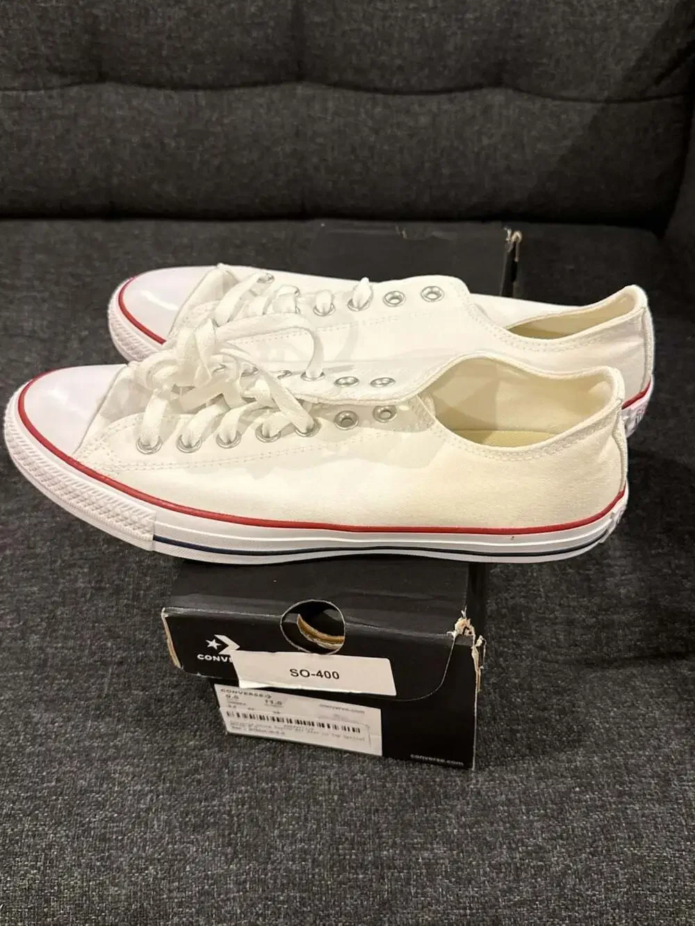 Converse Chuck Taylor All Star Low Top Optical White M7652C - Picture 2 of 10